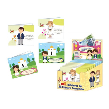 SOBRE BILLETERO ARGUVAL CIERRE COMUNION PLATA