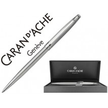 BOLIGRAFO CARAN D'ACHE MADISON CISELE RODIADO CON ESTUCHE PUNTA MEDIA