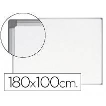 PIZARRA BLANCA BI-OFFICE EARTH-IT MAGNETICA DE ACERO VITRIFICADO MARCO DE ALUMINIO 180 X 120 CM CON