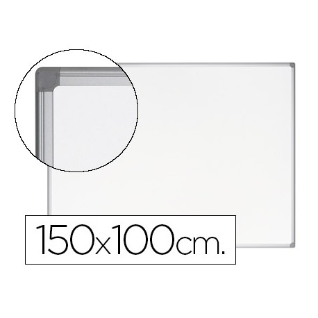 PIZARRA BLANCA BI-OFFICE EARTH-IT MAGNETICA DE ACERO VITRIFICADO MARCO DE ALUMINIO 100 X 150 CM CON
