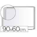 PIZARRA BLANCA BI-OFFICE MAGNETICA MASTERVISION VITRIFICADA MARCO DE ALUMINIO BLANCO 90 X 60 CM