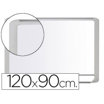 PIZARRA BLANCA BI-OFFICE MAGNETICA MASTERVISION VITRIFICADA MARCO DE ALUMINIO BLANCO 120 X 90 CM