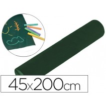 PIZARRA LIDERPAPEL ROLLO ADHESIVO 45X200 CM PARA TIZA COLOR VERDE