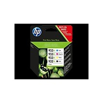 INK-JET HP OFFICEJET 6100 6600 6700 7110 7612 NEGRO + TRICOLOR PACK 4 XL