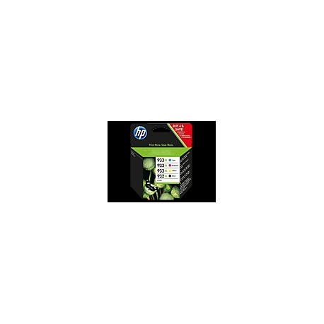 INK-JET HP OFFICEJET 6100 6600 6700 7110 7612 NEGRO + TRICOLOR PACK 4 XL
