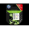 INK-JET HP OFFICEJET 6100 6600 6700 7110 7612 NEGRO + TRICOLOR PACK 4 XL