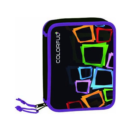 PLUMIER ESCOLAR ALPINO GRANDE DOBLE CREMALLERA COLORFUL