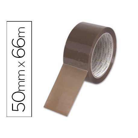 CINTA ADHESIVA Q-CONNECT PVC HAVANA 66 MT X 50 MM -PARA EMBALAJE