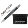 BOLIGRAFO CARAN D'ACHE ALCHEMIX SOLAR IMPULSE CUERPO ALUMINIO CON ESTUCHE PUNTA MEDIA
