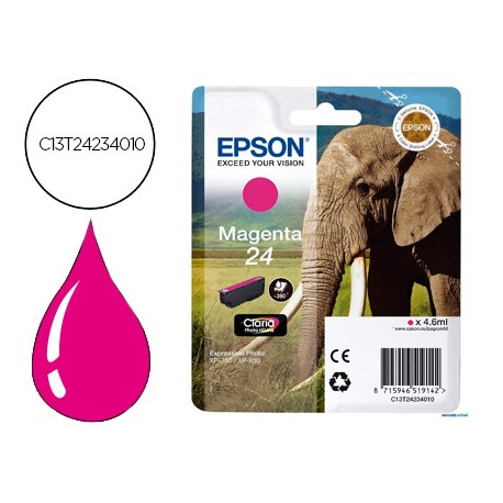 INK-JET EPSON 24XP 750 / 850 MAGENTA -360 PAG-