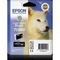 INK-JET EPSON T0969 STYLUS PHOTO R2880 GRIS CLARO -6.065 PAG-