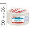 CINTA ADHESIVA TESA TRANSPARENTE BASIC 66 MT X 50 MM PARA EMBALAJE