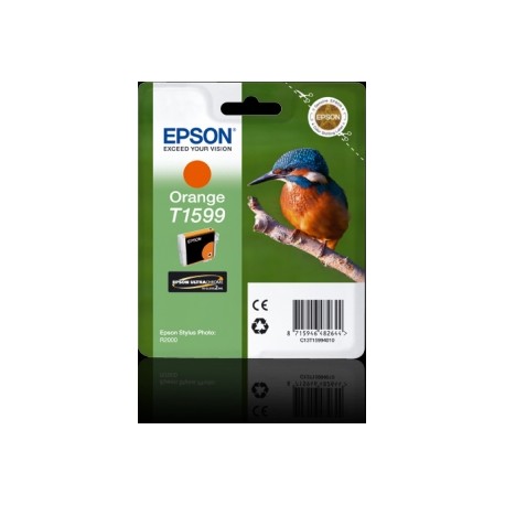 INK-JET EPSON T1599 STYLUS PHOTO R2000 NARANJA -500 PAG-