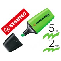ROTULADOR STABILO BOSS FLUORESCENTE MINI VERDE