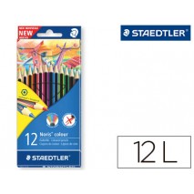 LAPICES DE COLORES STAEDTLER WOPEX ECOLOGICO 12 COLORES EN CAJA DE CARTON