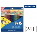 LAPICES DE COLORES STAEDTLER WOPEX ECOLOGICO 24 COLORES EN CAJA DE CARTON