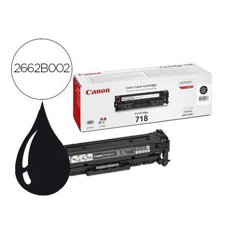 TONER CANON 718 NEGRO LBP-7200C 3400 PAGINAS