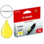 INK-JET CANON CLI-551 XL IP7250 / MG5450 / MG6350 AMARILLO