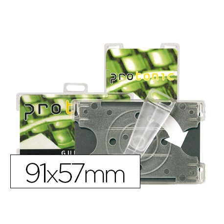 IDENTIFICADOR 3L OFFICE PARA TARJETAS DE SEGURIDAD 91X57 MM ROTACION VERTICAL U HORIZONTAL PACK DE 1