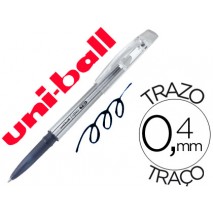 BOLIGRAFO UNI-BALL ROLLER UF-220 BORRABLE 0,7 MM TINTA GEL NEGRO