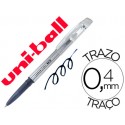 BOLIGRAFO UNI-BALL ROLLER UF-220 BORRABLE 0,7 MM TINTA GEL NEGRO