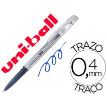 BOLIGRAFO UNI-BALL ROLLER UF-220 BORRABLE 0,7 MM TINTA GEL AZUL