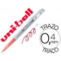 BOLIGRAFO UNI-BALL ROLLER UF-220 BORRABLE 0,7 MM TINTA GEL ROJO