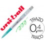 BOLIGRAFO UNI-BALL ROLLER UF-220 BORRABLE 0,7 MM TINTA GEL VERDE
