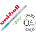 BOLIGRAFO UNI-BALL ROLLER UF-220 BORRABLE 0,7 MM TINTA GEL VERDE