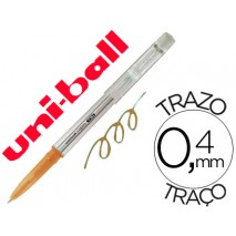 BOLIGRAFO UNI-BALL ROLLER UF-220 BORRABLE 0,7 MM TINTA GEL NARANJA