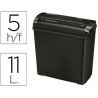 DESTRUCTORA DE DOCUMENTOS FELLOWES P-25S CAPACIDAD DE CORTE 5 HOJAS CORTE EN TIRAS