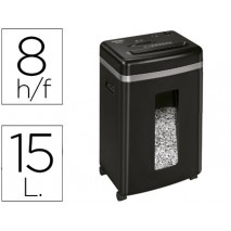 DESTRUCTORA DE DOCUMENTOS FELLOWES P-28S CAPACIDAD DE CORTE 8 HOJAS CORTE EN TIRAS