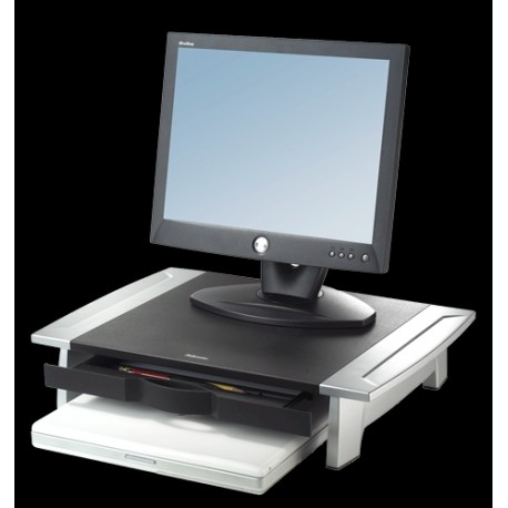 SOPORTE FELLOWES PARA MONITOR TFT OFFICE SUITES AJUSTABLE EN ALTURA CON BANDEJA 100/150X500X364 MM M