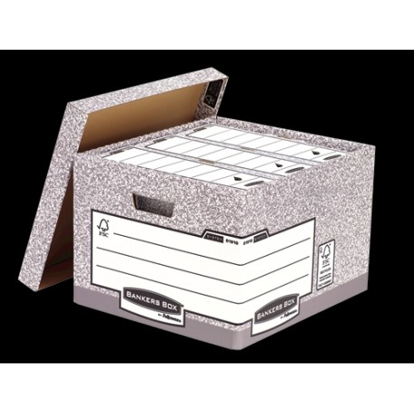 CAJON FELLOWES CARTON RECICLADO PARA ALMACEN. DE ARCHIVO CAPACIDAD 4 CAJAS DE ARCHIVO TAMAÑO FOLIO