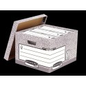 CAJON FELLOWES CARTON RECICLADO PARA ALMACEN. DE ARCHIVO CAPACIDAD 4 CAJAS DE ARCHIVO TAMAÑO FOLIO