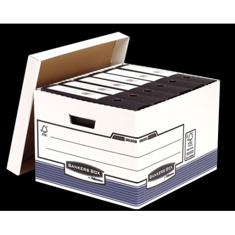 CAJON FELLOWES CARTON RECICLADO PARA ALMACEN. DE ARCHIVO CAPACIDAD 4 CAJAS DE ARCHIVO TAMAÑO FOLIO