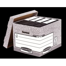CAJON FELLOWES CARTON RECICLADO PARA ALMACEN. DE ARCHIVO CAPACIDAD 4 CAJAS DE ARCHIVO TAMAÑO DIN A4