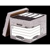 CAJON FELLOWES CARTON RECICLADO PARA ALMACEN. DE ARCHIVO CAPACIDAD 4 CAJAS DE ARCHIVO TAMAÑO DIN A4