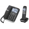 TELEFONO DAEWOO DTD-5500 COMBO FIJO+INALAMBRICO MANOS LIBRES RELLAMADA PANTALLA RETROILUMINADA COLOR