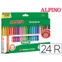 ROTULADOR ALPINO STANDARD CAJA DE 24 COLORES