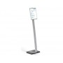 EXPOSITOR DURABLE DE SUELO ALTURA AJUSTABLE CON PANEL FRONTAL DIN A4 USO VERTICAL/HORIZONTAL COLOR
