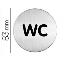 PICTOGRAMA ADHESIVO DURABLE WC 83 MM