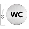 PICTOGRAMA ADHESIVO DURABLE WC 83 MM