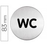 PICTOGRAMA ADHESIVO DURABLE WC 83 MM