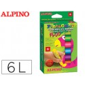 TEMPERA EN BARRA ALPINO PINTACOLOR CAJA DE 6 COLORES FLUOR SURTIDOS