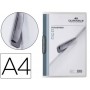 CARPETA DURABLE DURASWING DOSSIER PINZA LATERAL GIRATORIA POLIPROPILENO DIN A4 GRAFITO 30 HOJAS