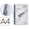 CARPETA DURABLE DURASWING DOSSIER PINZA LATERAL GIRATORIA POLIPROPILENO DIN A4 GRAFITO 30 HOJAS