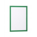 MARCO PORTA ANUNCIOS DURABLE MAGNETICO DIN A4 DORSO ADHESIVO REMOVIBLE COLOR VERDE PACK DE 2 UNIDADE