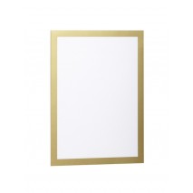 MARCO PORTA ANUNCIOS DURABLE MAGNETICO DIN A4 DORSO ADHESIVO REMOVIBLE COLOR ORO PACK DE 2 UNIDADES
