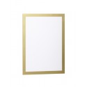 MARCO PORTA ANUNCIOS DURABLE MAGNETICO DIN A4 DORSO ADHESIVO REMOVIBLE COLOR ORO PACK DE 2 UNIDADES